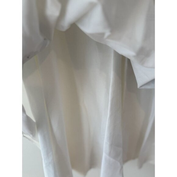 Flavio Castellani Embroidered White Fit & Flare Dress Size 40 - Picture 5 of 13